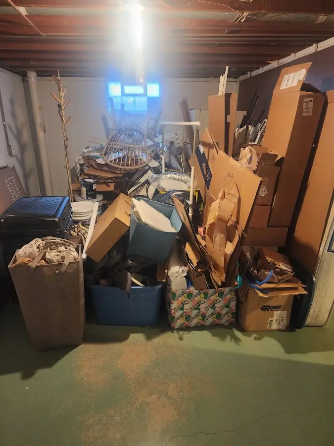 Roll-off dumpster container at job site for Construction Dumpster Rental in Zephyrhills West